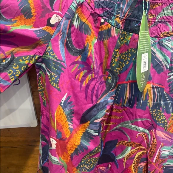 Farm Rio Rainbow Macaws Mini Dress - Picture 8 of 13